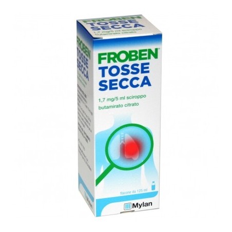 Froben Sciroppo Tosse Secca 1,7 Mg/5 Ml Butamirato Citrato 125 Ml - Farmaci per tosse secca e grassa - 035117023 - Froben - €...