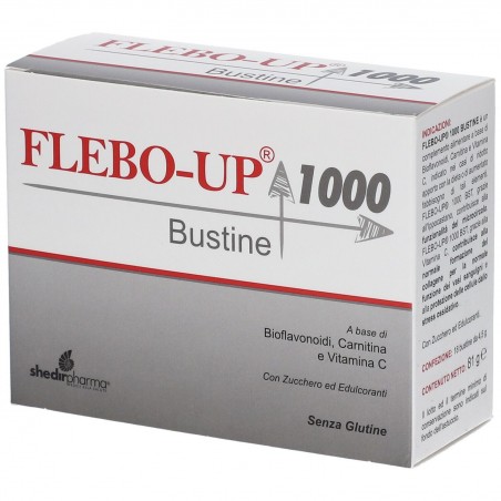 Flebo-Up 1000 Microcircolo e Protezione Vascolare 18 bustine Flebo-Up - 2 Flebo-Up 1000 Microcircolo e Protezione Vascolare 18 bustine Flebo-Up - 2