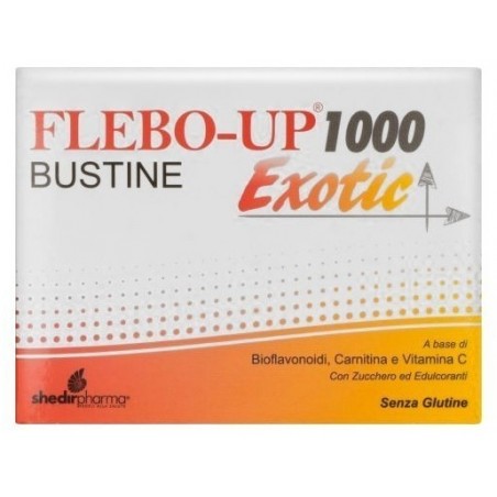 Flebo-Up 1000 Exotic Microcircolo e Collagene 18 bustine Flebo-Up - 2 Flebo-Up 1000 Exotic Microcircolo e Collagene 18 bustine Flebo-Up - 2