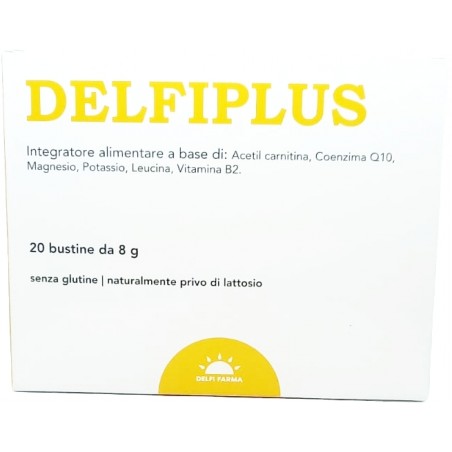 Delfiplus Integratore Energia e Vitalità Acetil Carnitina 20 bustine Delfi Farma S - 1 Delfiplus Integratore Energia e Vitalità Acetil Carnitina 20 bustine Delfi Farma S - 1