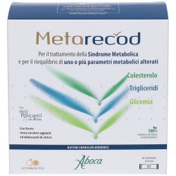 Metarecod Colesterolo 40 Bustine Arancia E Pesca Aboca - 6