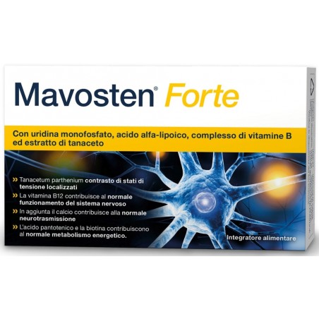 Mavosten Forte Integratore Per Il Sistema Nervoso 20 Compresse Mavosten - 1 Mavosten Forte Integratore Per Il Sistema Nervoso 20 Compresse Mavosten - 1