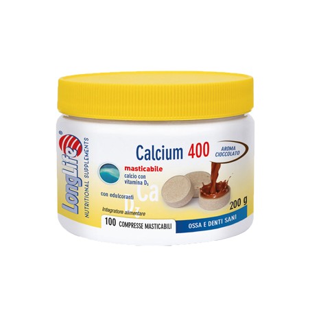 Longlife Calcium Cacao 100 Compresse 400 Mg Longlife - 1 Longlife Calcium Cacao 100 Compresse 400 Mg Longlife - 1