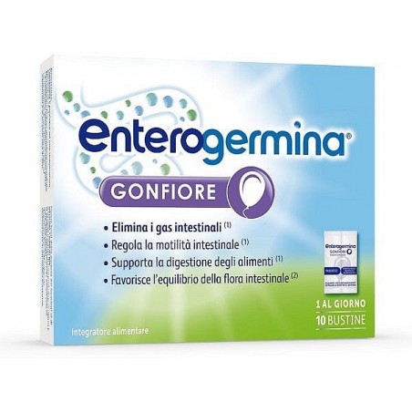 Enterogermina Gonfiore Contro Gas Intestinali 10 bustine Enterogermina - 1 Enterogermina Gonfiore Contro Gas Intestinali 10 bustine Enterogermina - 1