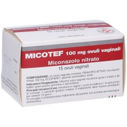 Micotef Ovuli Vaginali Per Micosi Con Miconazolo 15 Ovuli Micotef - 5