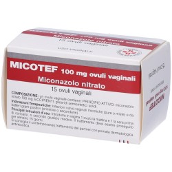 Micotef Ovuli Vaginali Per Micosi Con Miconazolo 15 Ovuli Micotef - 6