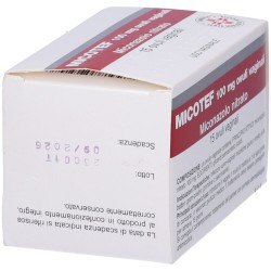 Micotef Ovuli Vaginali Per Micosi Con Miconazolo 15 Ovuli Micotef - 7