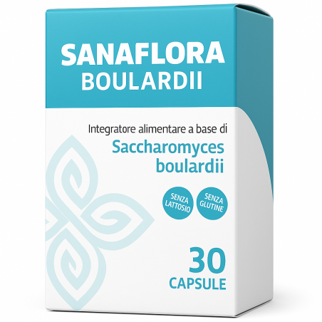 Sanaflora Boulardii Equilibrio della Flora Intestinale 30 Capsule Farmadea - 2 Sanaflora Boulardii Equilibrio della Flora Intestinale 30 Capsule Farmadea - 2