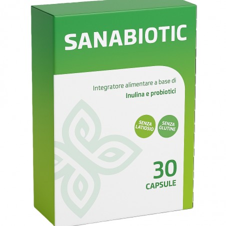 Sanabiotic Integratore di Inulina e Probiotici 30 Capsule Farmadea - 1 Sanabiotic Integratore di Inulina e Probiotici 30 Capsule Farmadea - 1
