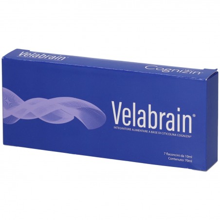 Velabrain Citicolina per memoria e concentrazione 7 flaconcini Vela Farmaceutici S - 1 Velabrain Citicolina per memoria e concentrazione 7 flaconcini Vela Farmaceutici S - 1