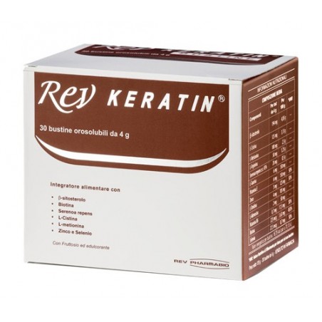 Rev Pharmabio Rev Keratin 30 Bustine - Integratori per pelle, capelli e unghie - 921200883 - Rev Pharmabio - € 20,63