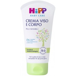 Hipp Baby Crema Viso Corpo Pelli Sensibili Olio Mandorle 75ml Hipp - 1