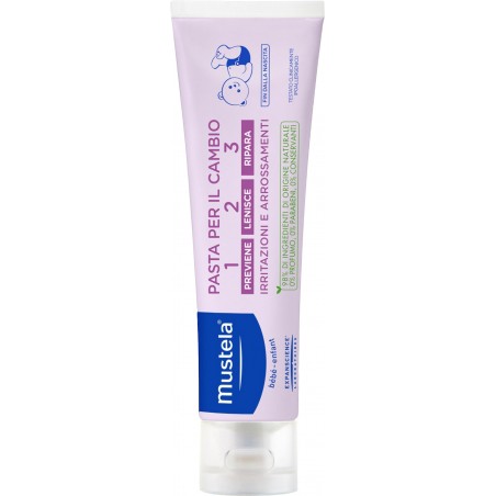 Mustela Pasta Cambio 123 Azione Tripla Protezione Neonati 100 Ml Mustela - 1 Mustela Pasta Cambio 123 Azione Tripla Protezione Neonati 100 Ml Mustela - 1