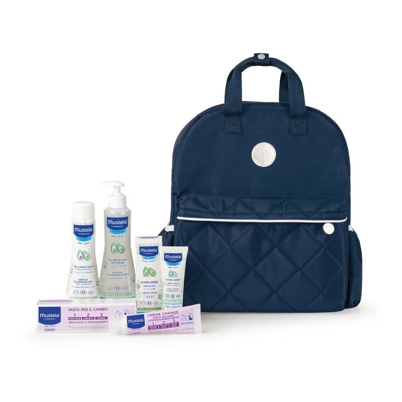 Mustela Zaino Borsa Mamma Multitasche Con Kit Cura Neonato 5 Pezzi Mustela - 1