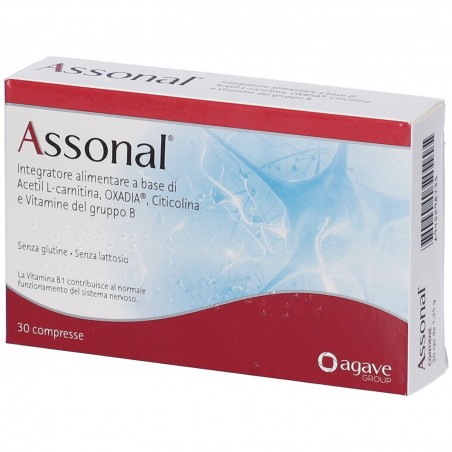 Assonal Integratore Vitamine B Sistema Nervoso 30 compresse Assonal - 3 Assonal Integratore Vitamine B Sistema Nervoso 30 compresse Assonal - 3