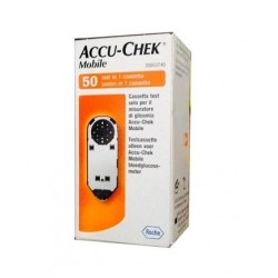 Roche Diagnostics Strisce Misurazione Glicemia Accu-chek Mobile 50 Test Mic 2 - Rimedi vari - 934862525 - Roche Diagnostics -...