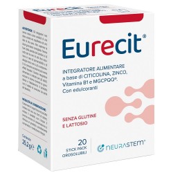 Eurecit 20 Stick Pack Orosolubili Da 1,26 G Neurastem - 1