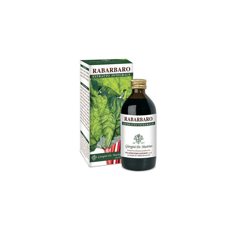 Rabarbaro Estratto Integrale 200 Ml Dr. Giorgini - 1