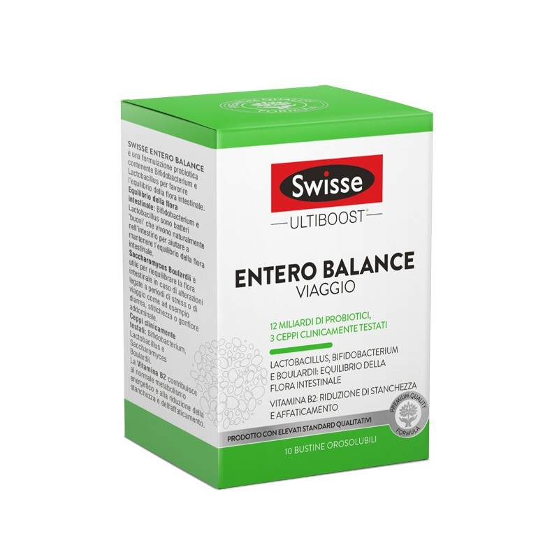 Swisse Entero Balance Viaggio 10 Bustine - Integratori per regolarità intestinale e stitichezza - 981349552 - Swisse - € 9,21