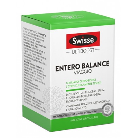 Swisse Entero Balance Viaggio 10 Bustine - Integratori per regolarità intestinale e stitichezza - 981349552 - Swisse - € 9,21