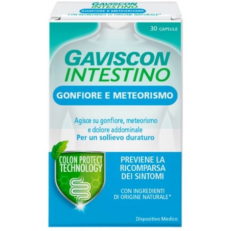 Gaviscon Intestino Gonfiore E Sollievo Addominale 30 Capsule Gaviscon - 2 Gaviscon Intestino Gonfiore E Sollievo Addominale 30 Capsule Gaviscon - 2