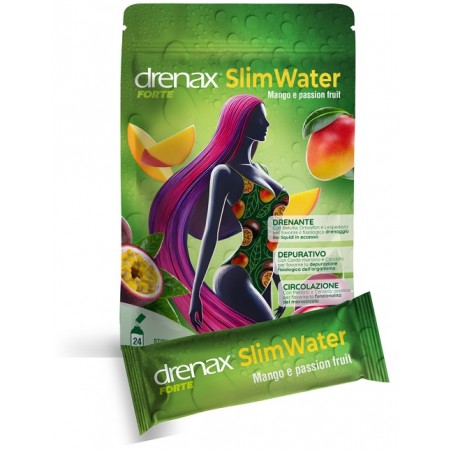 Drenax Forte Slim Water Mango E Passion Fruit 24 Bustine Granulati Effervescenti Paladin Pharma - 1 Drenax Forte Slim Water Mango E Passion Fruit 24 Bustine Granulati Effervescenti Paladin Pharma - 1
