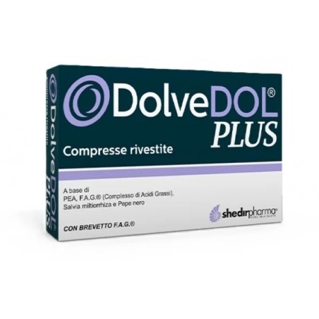 DolveDOL Plus Sollievo articolazioni e nervi 20 compresse Shedir Pharma - 1 DolveDOL Plus Sollievo articolazioni e nervi 20 compresse Shedir Pharma - 1
