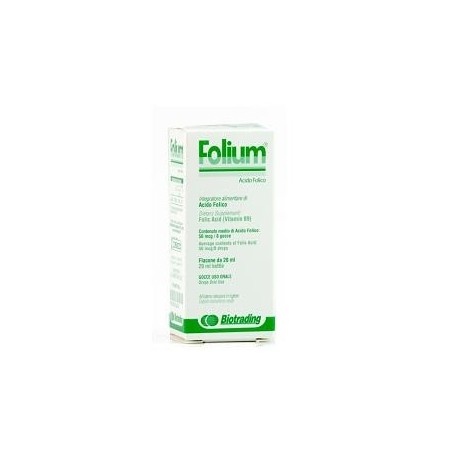 Biotrading Unipersonale Folium Gocce 20 Ml - Vitamine e sali minerali - 930870682 - Biotrading Unipersonale - € 18,45