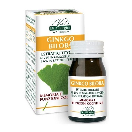 Ginkgo Biloba Estratto Titolato 60 Pastiglie Dr Giorgini - 1 Ginkgo Biloba Estratto Titolato 60 Pastiglie Dr Giorgini - 1
