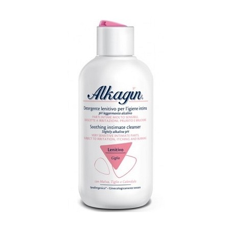 Alkagin Detergente Intimo Lenitivo pH 7 Con Giglio 200 ml Alkagin - 1 Alkagin Detergente Intimo Lenitivo pH 7 Con Giglio 200 ml Alkagin - 1