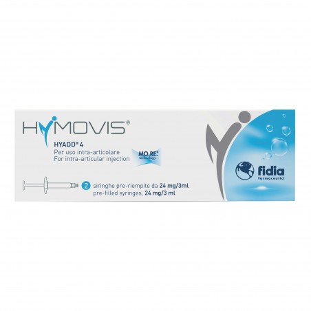 Hymovis Siringa Intra-Articolare Acido Ialuronico 2 Pezzi 3 ml Fidia Farmaceutici - 1