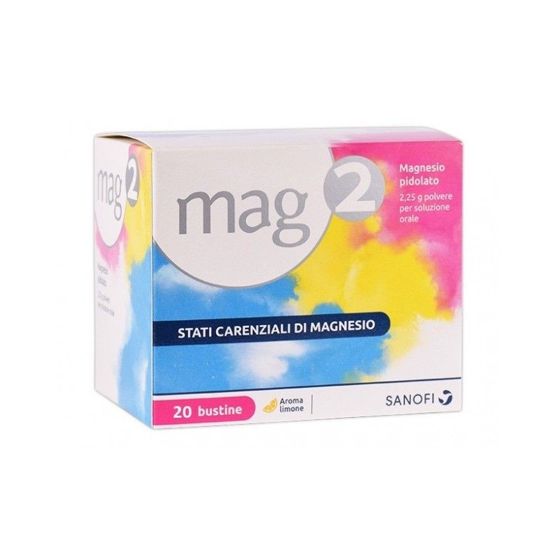 Mag 2 Farmaco In Polvere Per Carenze Di Magnesio 20 Bustine - Farmaci per carenza di micronutrienti - 025519048 - Mag - € 13,89