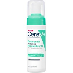 CeraVe Detergente Mousse Riequilibrante Viso Pelle Mista 148 ml Cerave - 1