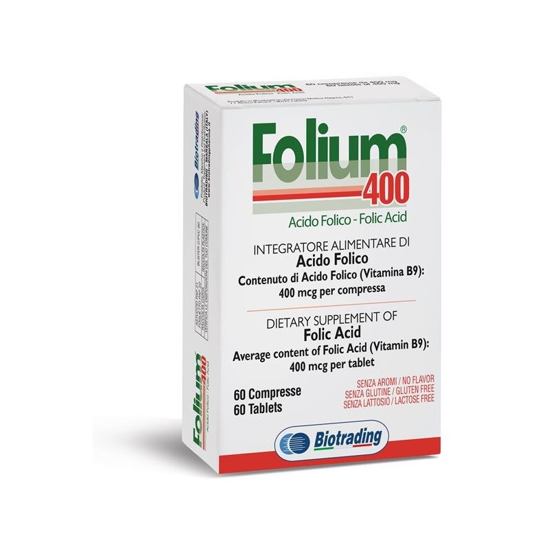 Folium 400 60 Compresse Biotrading Unipersonale - 1