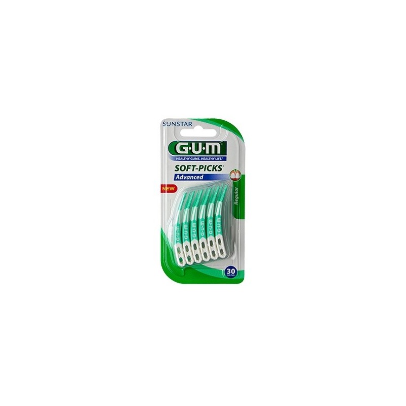Gum Softpicks Advance Scovolino Small Gomma 30 Pezzi - Fili interdentali e scovolini - 974055992 - Gum - € 4,59