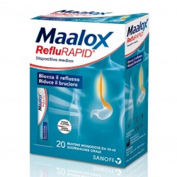 Maalox Reflurapid Sospensione Orale 20 Bustine - Integratori - 934480195 - Maalox