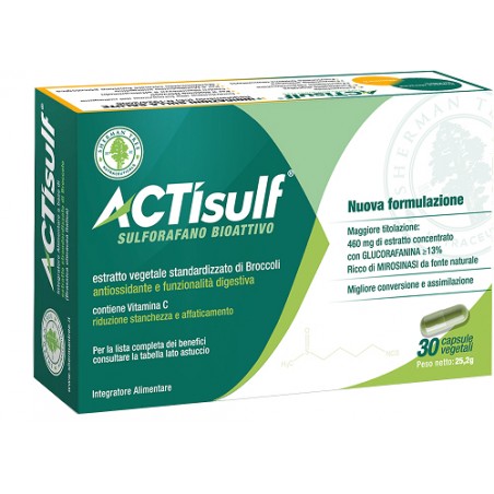 Actisulf Sulforafano 30 Capsule Vegetali Sherman Tree - 1 Actisulf Sulforafano 30 Capsule Vegetali Sherman Tree - 1