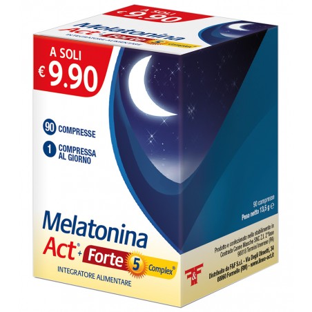 Melatonina Act Forte Sonno Veloce e Naturale 90 compresse Linea Act - 1