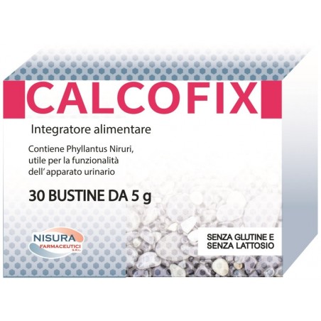 Calcofix Integratore Per Calcoli Renali 30 Bustine Nisura Farmaceutici - 1 Calcofix Integratore Per Calcoli Renali 30 Bustine Nisura Farmaceutici - 1