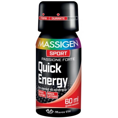Massigen Quick Energy Energia Istantanea Senza Glutine 60 ml Massigen - 1 Massigen Quick Energy Energia Istantanea Senza Glutine 60 ml Massigen - 1