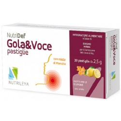 Nutridef Gola & Voce Miele E Limone 20 Pastiglie Nutrileya - 1