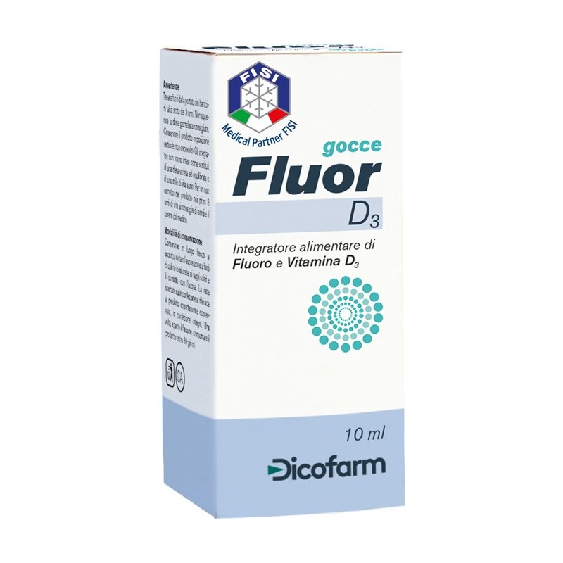 Dicofarm Fluor D3 Gocce 10 Ml - Igiene orale - 943785156 - Dicofarm - € 12,09