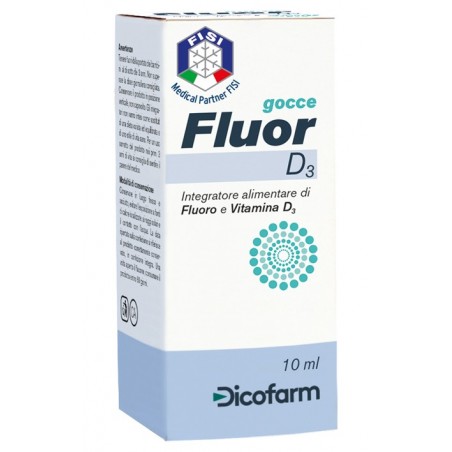 Dicofarm Fluor D3 Gocce 10 Ml Dicofarm - 1 Dicofarm Fluor D3 Gocce 10 Ml Dicofarm - 1