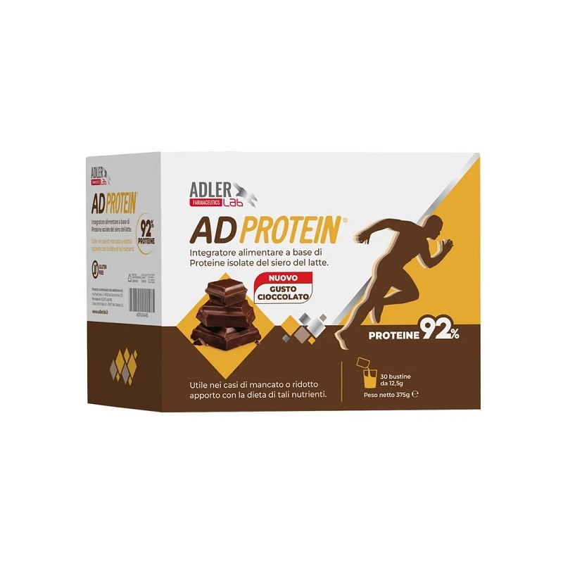 ADProtein Proteine Isolate Siero Del Latte Gusto Cioccolato 30 bustine Adler Lab - 1