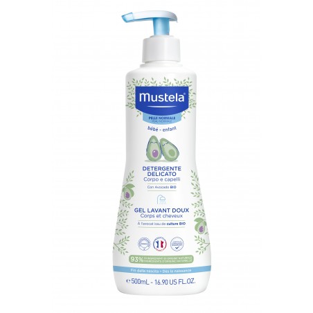 Mustela Detergente Delicato Baby 500 Ml - Bagnetto - 981464377 - Mustela - € 9,99