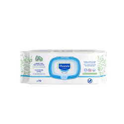 Mustela Salviettine Detergenti Pelle Sensibile 70 Pezzi - Salviettine per bambini - 980783587 - Mustela