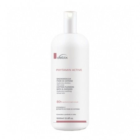 Vebix Phytamin Active Bagnodoccia Fiori Di Cotone 1000 Ml Vebix - 1 Vebix Phytamin Active Bagnodoccia Fiori Di Cotone 1000 Ml Vebix - 1