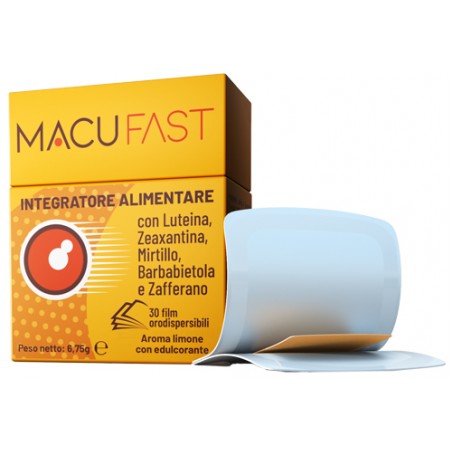 Macufast Benessere Vista Antiossidante Naturale 30 film orodispersibili D. M. G. Italia - 1 Macufast Benessere Vista Antiossidante Naturale 30 film orodispersibili D. M. G. Italia - 1