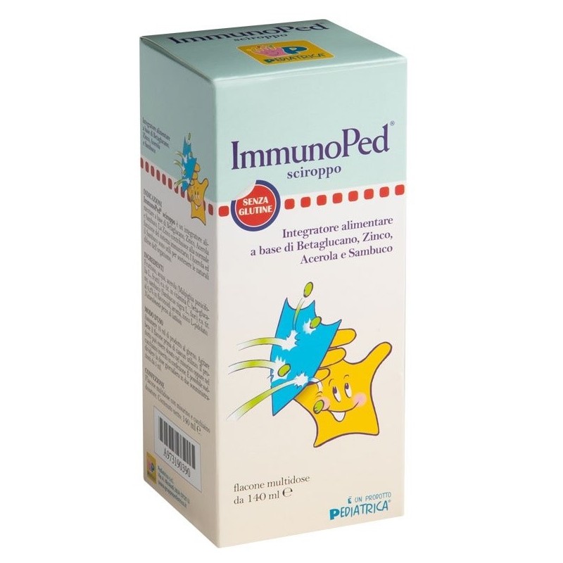 Pediatrica ImmunoPed Sciroppo Per Sistema Immunitario Del Bambino 140 Ml - Integratori per difese immunitarie - 973190390 - P...