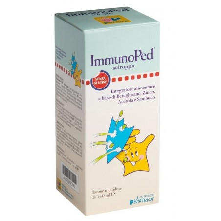 Pediatrica ImmunoPed Sciroppo Per Sistema Immunitario Del Bambino 140 Ml - Integratori per difese immunitarie - 973190390 - P...